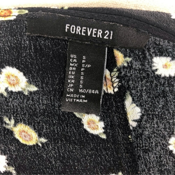 F21 Forever 21 flowy sunflower wrap dress - Picture 4 of 5